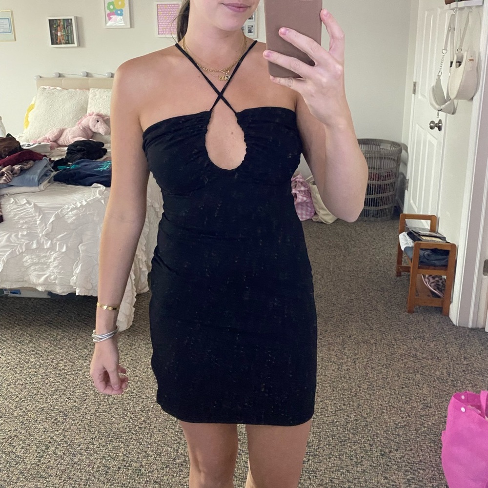 NWOT Black Bodycon Dress